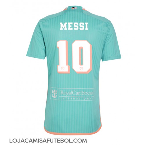 Camisa de Futebol Inter Miami Lionel Messi #10 Equipamento Alternativo 2024-25 Manga Curta
